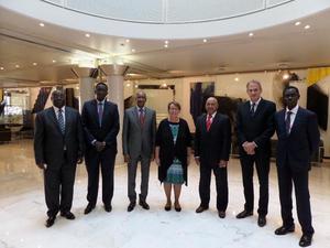 Ceremonie signature convention UEMOA 3 octobre 2014